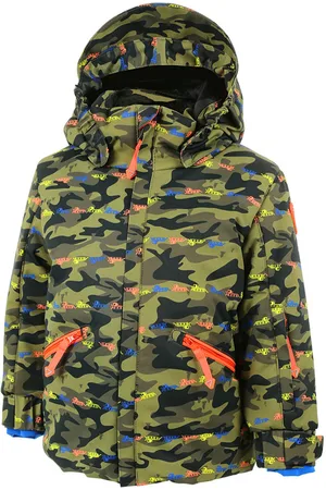 Degre 7 Veste de Ski Twisty camouflage verte