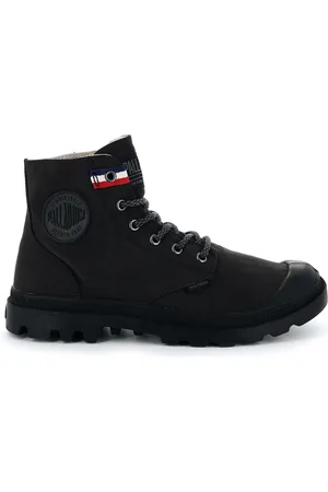 Palladium Boots montantes en Toile Pampa Hi noires