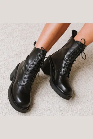 Jonak Boots en Cuir Robby noires - Talon 6.5 cm