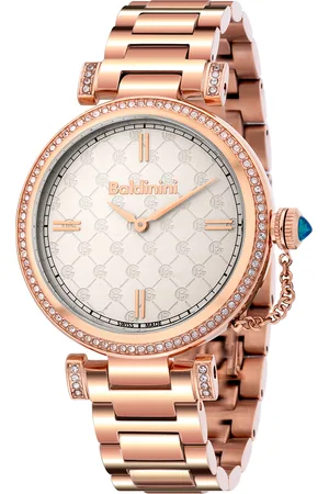 BALDININI Montre Femme en Acier & cristaux Swarovski Dona doré rose
