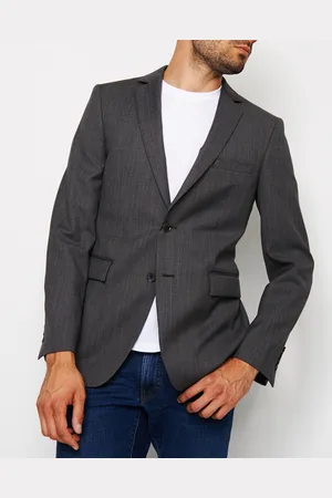Comptoir GL Veste de costume 100% Laine Vico grise