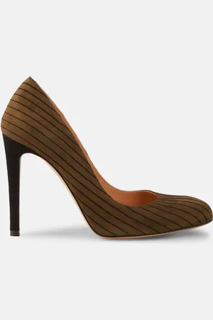 Minelli Escarpins en Velours de Cuir Iza - Talon 10 cm