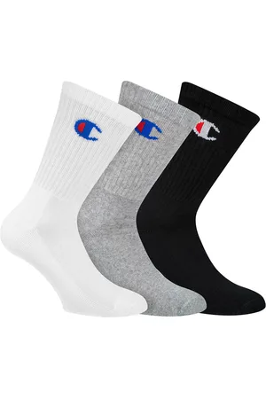 Champion 3 Paires de Chaussettes Legacy blanc/gris/noir