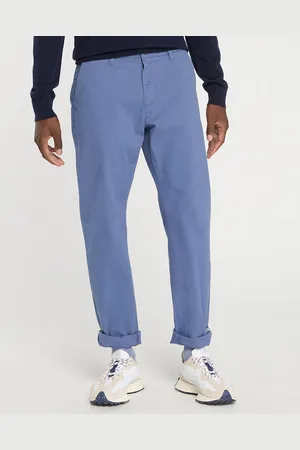 Galeries Lafayette Pantalon chino en Coton bio droit Kutdroit vintage