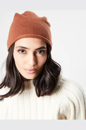 Galeries Lafayette Bonnet en Laine mélangée Jupiter marron moyen