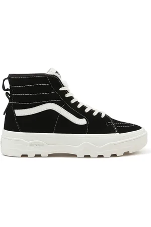 Vans Baskets en Velours de Cuir Sentry SK8-Hi WC fourrées noires