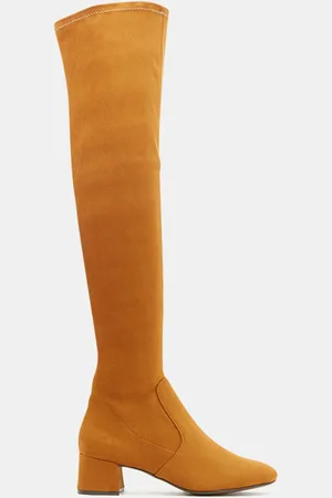 Galeries Lafayette Cuissardes en Textile suédé - Talon 5 cm