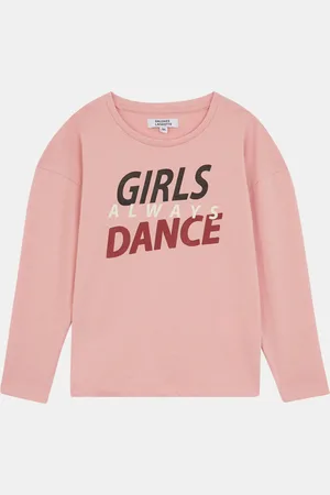 Galeries Lafayette T-Shirt en Coton Umberto manches longues rose