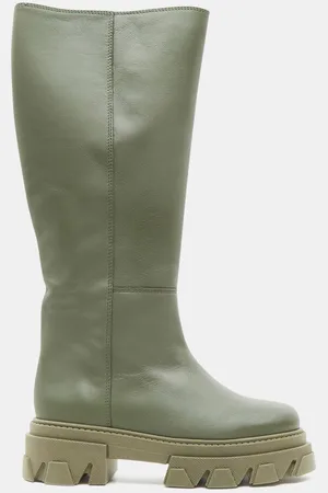 ALOHAS Bottes en Cuir Katiuska - Talon 6 cm