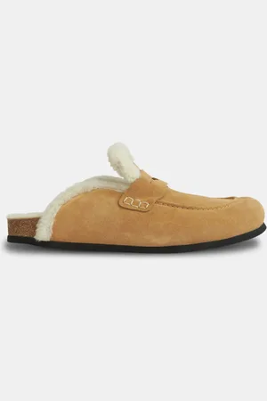 J.W.Anderson Mocassins en Peau Lainée Anders beiges