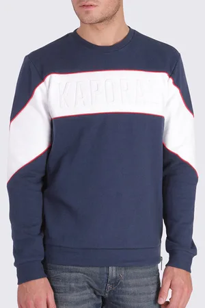 Kaporal 5 Sweat Wuline marine/blanc