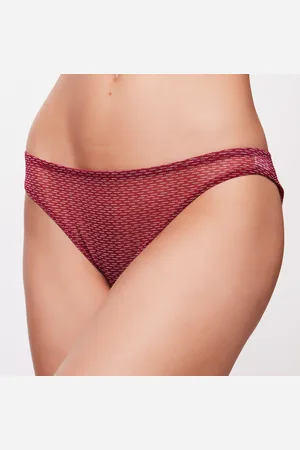 DNUD Culotte Babylon à rayures bordeaux/