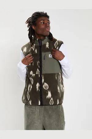 Element Veste Sherpa sans manches Lake kaki/écru