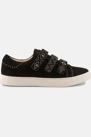 Minelli Sneakers en Velours de Cuir Lucie noires