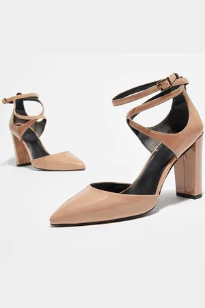 What For Chaussures ouvertes en Cuir Verni Elvis - Talon 9,5 cm