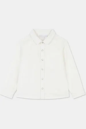 Cadet Rousselle Chemise en Coton Augustin à carreaux blanche