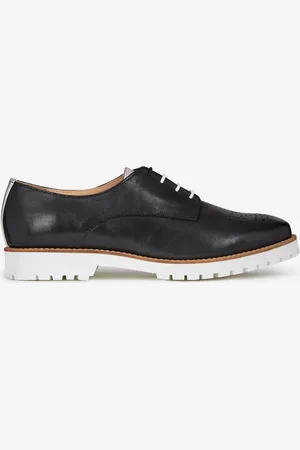 Mellow Yellow Derbies en Cuir Foilou noires
