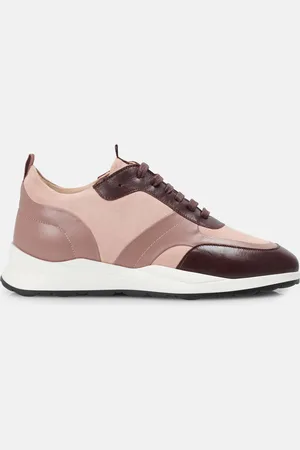 Minelli Sneakers en Cuir et Velours de Cuir Lola