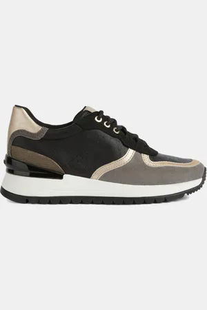 Geox Baskets en Cuir running Desya /gris