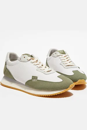 Clae Baskets Runyon blanc/vert