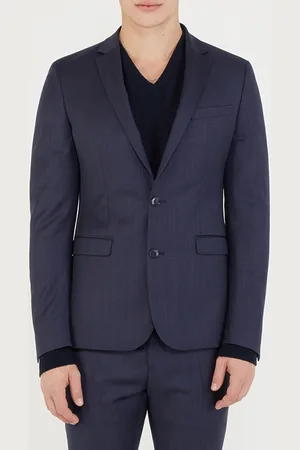 Comptoir GL Veste de costume 100% Laine Mira Vume micro points