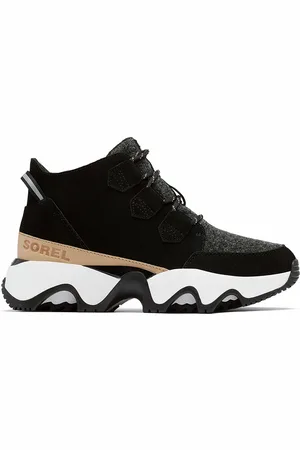 sorel Boots en Velours de Cuir doublure polaire Kinetic noires
