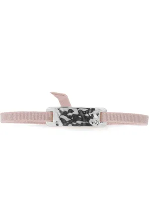 Les Interchangeables Bracelet Plaque Ruban Granite Strass
