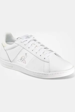 Le Coq Sportif Baskets en Cuir Mastercourt blanches
