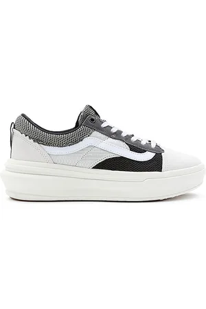 Vans Sneakers en Cuir & Textile Old Skool Overt Plus CC blanc/noir