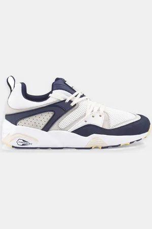 PUMA Baskets Blaze blanc/bleu/gris