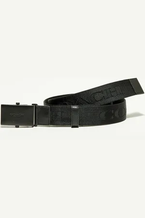 Coach Ceinture Homme en Nylon noire