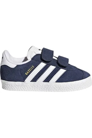 adidas Baskets en Velours de Cuir Gazelle Cf I bleu marine/blanc
