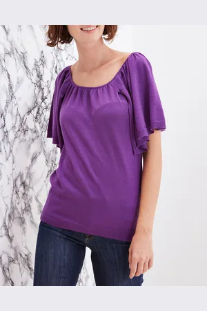 ERIC BOMPARD Top en maille fine Coton & Cachemire