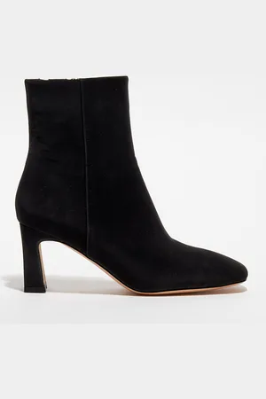 MI/MAI Bottines en Cuir Darcy noires - Talon 7 cm