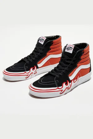 Vans Baskets SK8-Hi Flame noir/brique