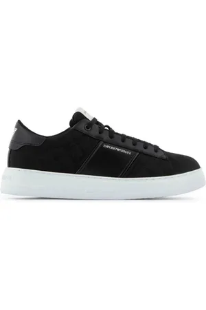 EA7 Sneakers en Cuir Lenny noires