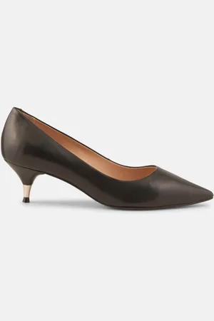 Minelli Escarpins en Cuir Vera noirs - Talon 5 cm