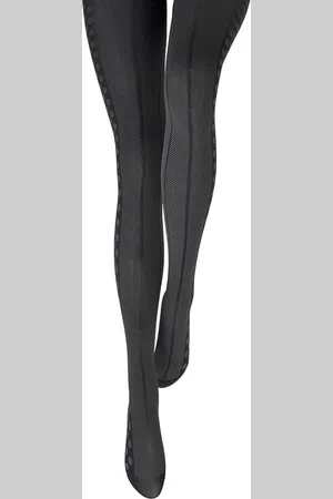 Le Bourget Collants Bi-faces noir/beige