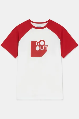 Galeries Lafayette T-Shirt en Coton Néo bicolore /blanc