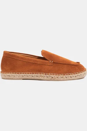 Comptoir GL Mocassins espadrilles en Velours de Cuir