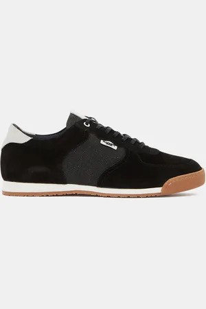 Hackett Baskets en Velours de Cuir noires