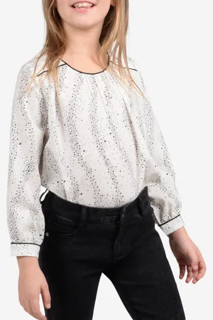 Molly Bracken Blouse fluide imprimée blanche