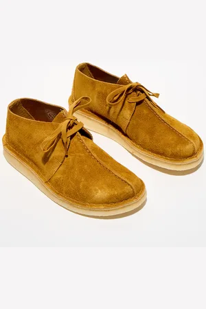 Clarks Derbies en Velours de Cuir Desert Trek