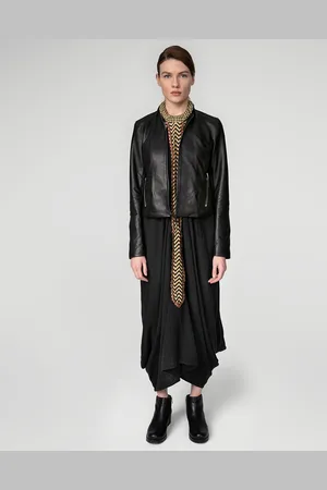 AMERICO VESPUCCI Veste 100% Cuir noire