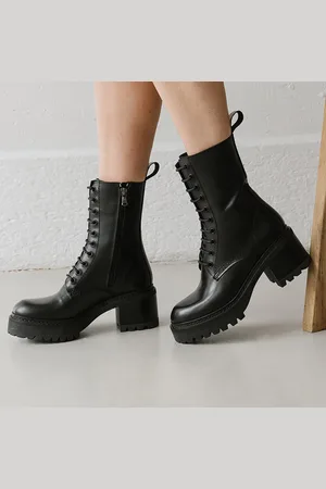 Jonak Boots en Cuir Rumba noires - Talon 6.5 cm