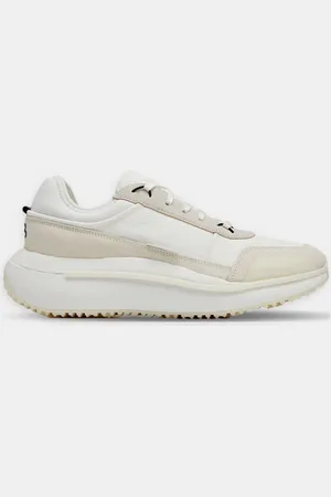 Y-3 Sneakers en Cuir & Textile Y-3 Ajatu Run blanc/beige