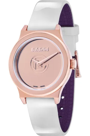 BALDININI Montre Femme en Cuir Gibi blanche