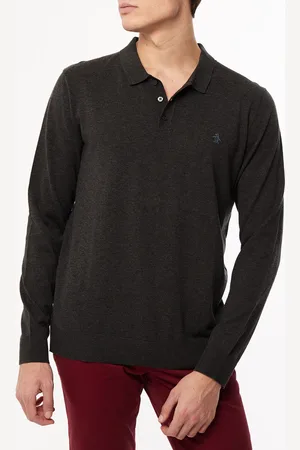 Original Penguin Pull col polo en Maille de coton