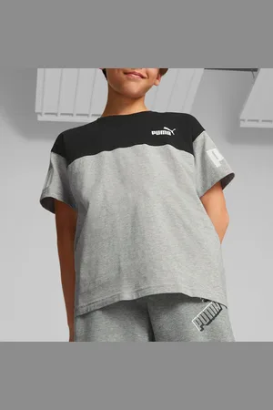 PUMA T-Shirt Power noir/gris