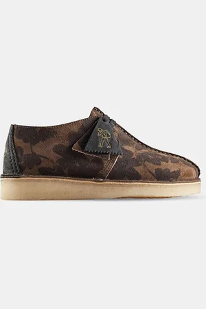 Clarks Derbies en Velours de Cuir Trek